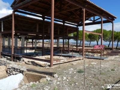 Yacimiento Romano de Ercávica -Monasterio Monsalud;imagenes de senderismo puerto de navacerrada bola